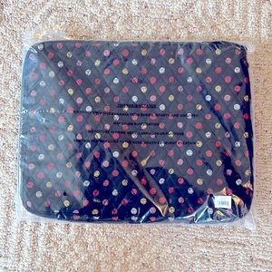Vera Bradley Laptop Sleeve Havana Dots Design